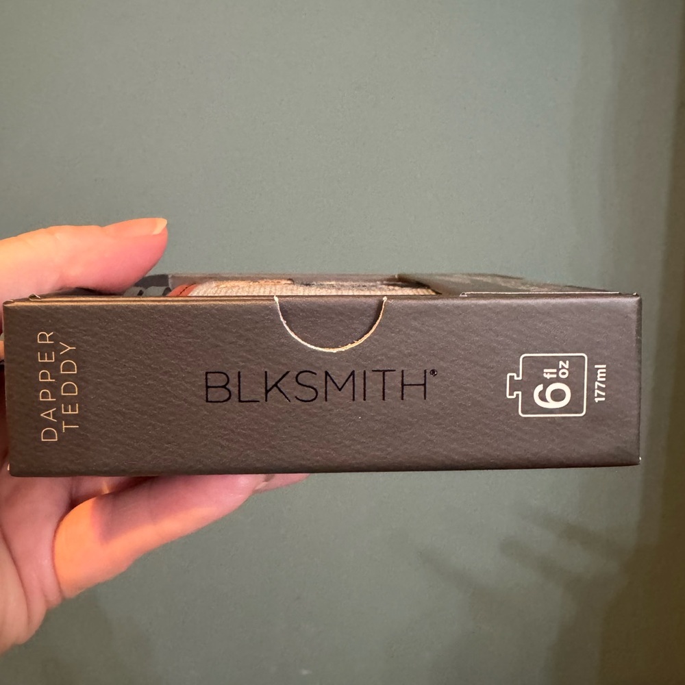 New Blksmith Dapper Teddy Bear Needlepoint Bear Stainless Steel Flask 6 oz - Picture 2 of 3